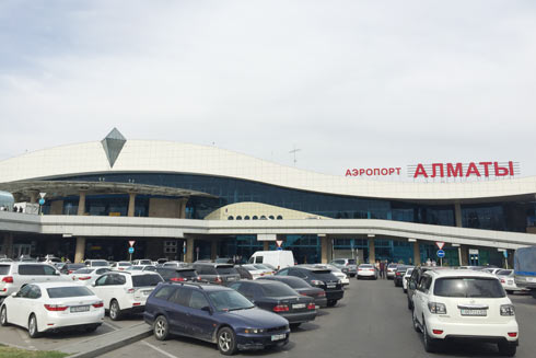 Almaty Airport in Kazakhstan
